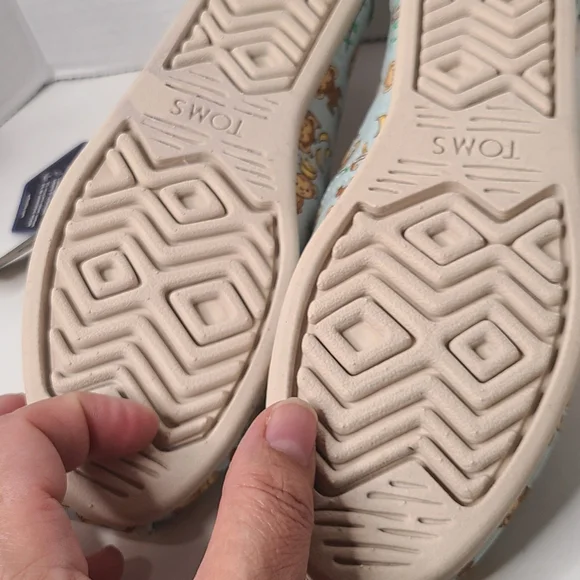 TOMS Monkey Bananas Ortholite Shoes size 7W NWT - Picture 11 of 13